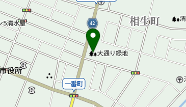 大通り緑地の地図画像