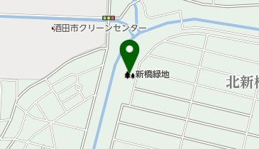 新橋緑地の地図画像