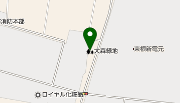 大森緑地の地図画像