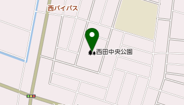 西田中央公園の地図画像