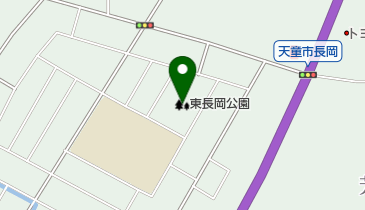 東長岡公園の地図画像