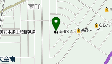 南部公園の地図画像