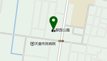 駅西公園の地図画像