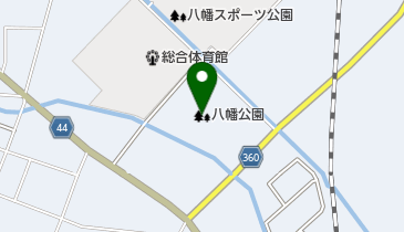 八幡公園の地図画像