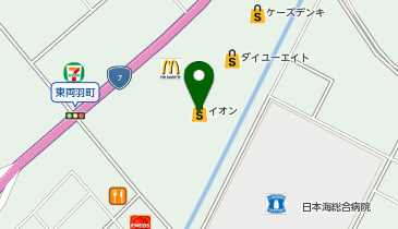 イオン酒田南店の地図画像