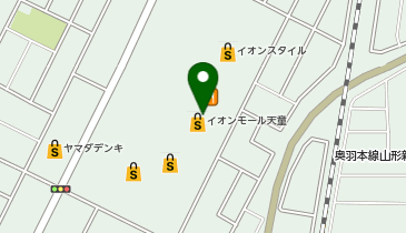 3COINS+plusイオンモール天童店の地図画像