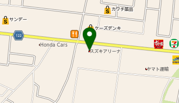 ニコニコレンタカー山形東根店の地図画像