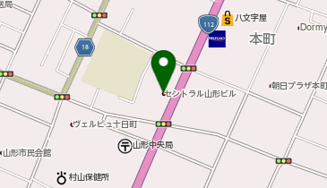 ライザップ山形店の地図画像