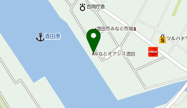 みなとオアシス酒田の地図画像