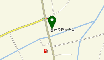 白河市役所東庁舎の地図画像