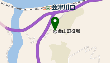 金山町役場の地図画像