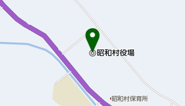 昭和村役場の地図画像