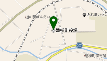 磐梯町役場の地図画像