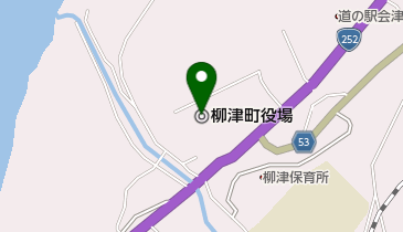 柳津町役場の地図画像