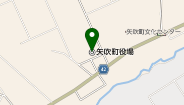 矢吹町役場の地図画像