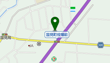 国見町役場の地図画像