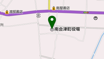 南会津町役場の地図画像