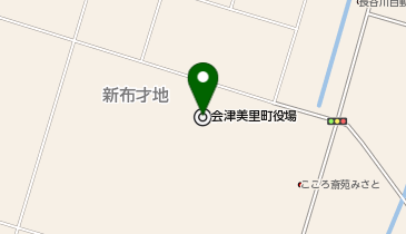 会津美里町役場の地図画像