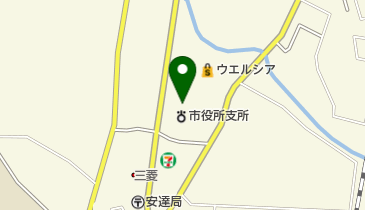 二本松市役所安達支所の地図画像