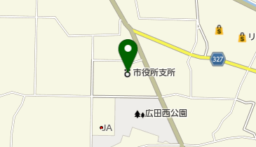 会津若松市役所河東支所の地図画像