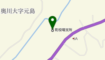 西会津町役場奥川支所の地図画像