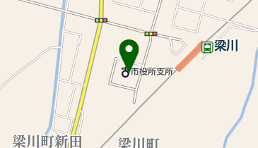 伊達市役所梁川総合支所の地図画像