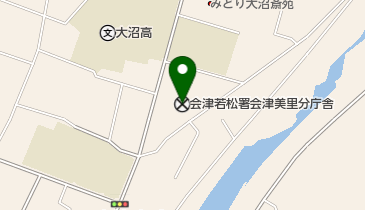 会津若松警察署会津美里分庁舎の地図画像