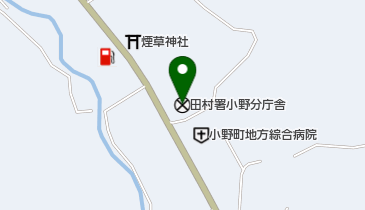 田村警察署小野分庁舎の地図画像