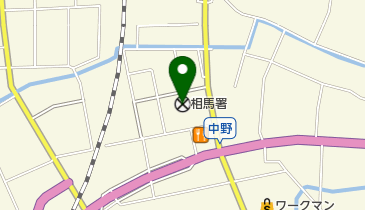 相馬警察署の地図画像