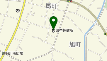 県中保健福祉事務所の地図画像