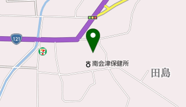南会津保健福祉事務所の地図画像