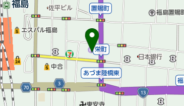 福島復興再生総局の地図画像