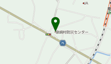 泉崎村防災センターの地図画像