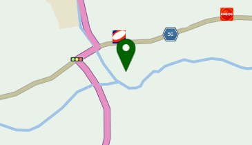 葛尾村復興交流館あぜりあの地図画像