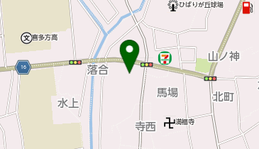 喜多方市ひとづくり・交流拠点複合施設アイデミきたかたの地図画像