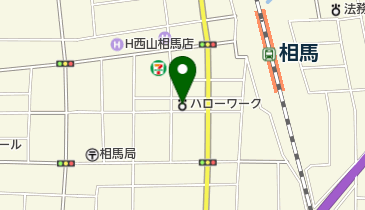 ハローワーク相馬の地図画像