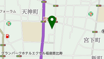 福島市消防本部の地図画像