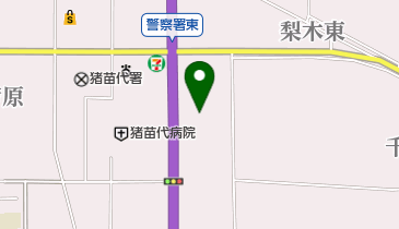 猪苗代消防署の地図画像