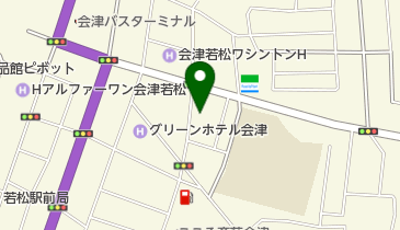 会津若松消防署の地図画像