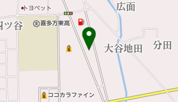 喜多方消防署の地図画像