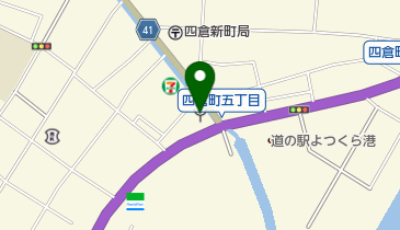 いわき市平消防署四倉分署の地図画像