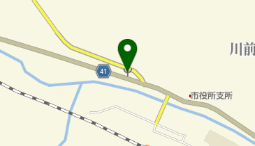 平消防署川前分遣所の地図画像