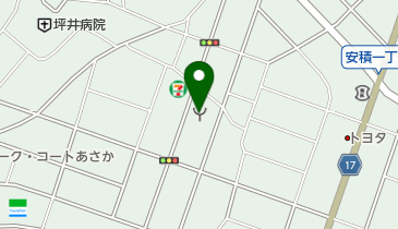 郡山消防署安積分署の地図画像