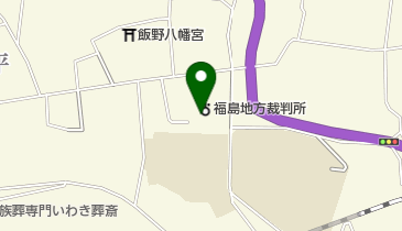 いわき簡易裁判所の地図画像