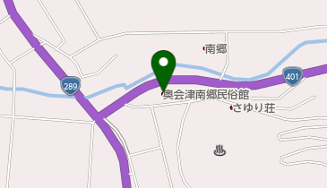 奥会津南郷民俗館の地図画像