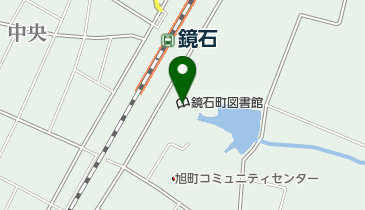 鏡石町図書館の地図画像