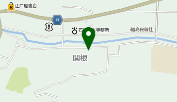 石川町立図書館の地図画像