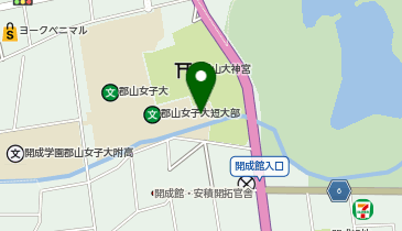 郡山女子大学図書館の地図画像