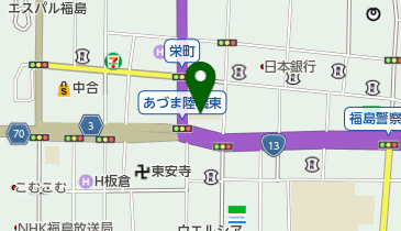 福島学院大学図書館情報センター駅前分室の地図画像