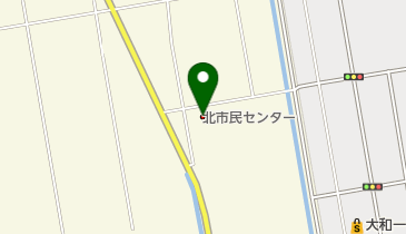 会津若松市北市民センターの地図画像